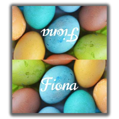Easter Place Card 2 - Printed 2 Sides